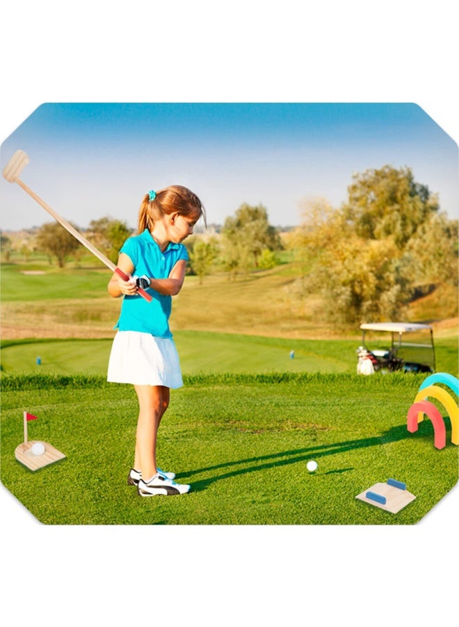 Tooky Toy - Kids Wooden Golf Set - 11 Pcs - Image 4